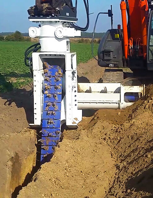 AME Chain Trencher - Прикачен инвентар за Багер: снимка 4 AME Chain Trencher - Прикачен инвентар за Багер: снимка 4