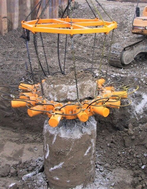 AME Hydraulic Concrete Pile Breaker - Прикачен инвентар за Багер: снимка 4 AME Hydraulic Concrete Pile Breaker - Прикачен инвентар за Багер: снимка 4