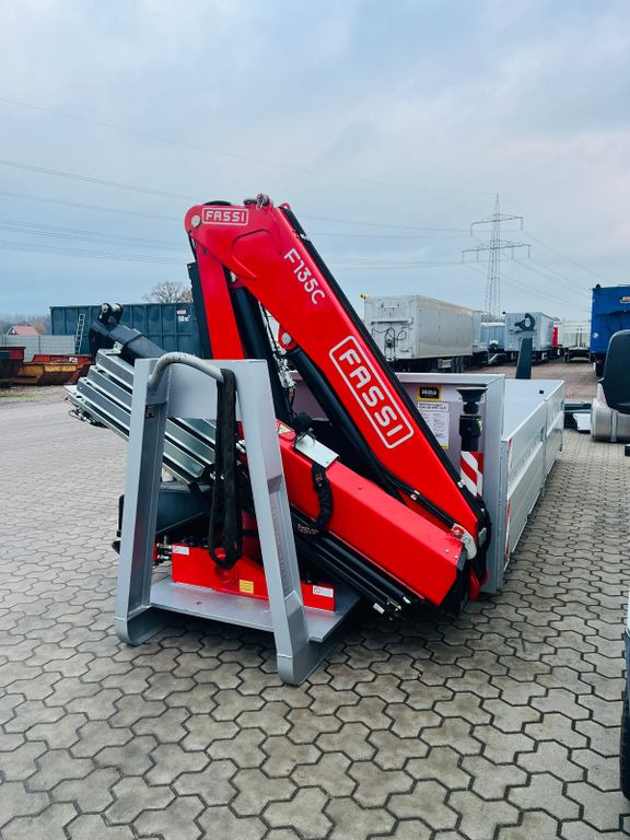 Abrollcontainer Container Kran Fassi F135 - Контейнеровоз/ Сменна каросерия полуремарке: снимка 2 Abrollcontainer Container Kran Fassi F135 - Контейнеровоз/ Сменна каросерия полуремарке: снимка 2