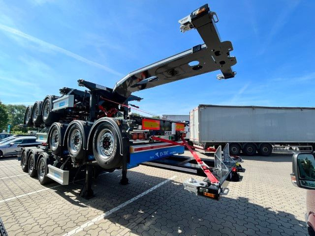 Контейнеровоз/ Сменна каросерия полуремарке D-TEC Containerchassis Flexitrailer: снимка 8