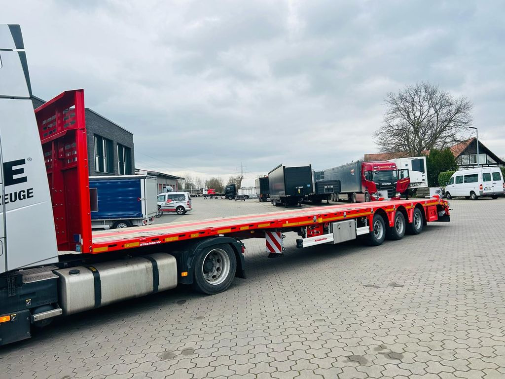 Kässbohrer SPS Mega Schwerlast Plattform Lenkachse - Бордово полуремарке/ Платформа: снимка 4 Kässbohrer SPS Mega Schwerlast Plattform Lenkachse - Бордово полуремарке/ Платформа: снимка 4