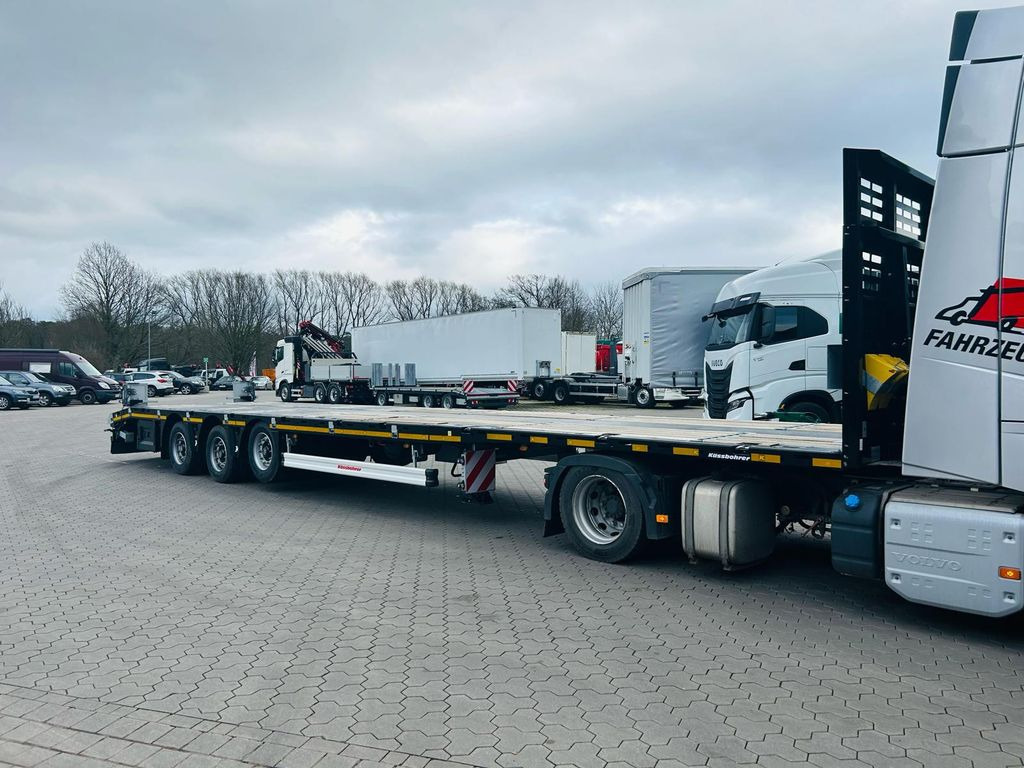 Kässbohrer SPS Mega Schwerlast Plattform Lenkachse - Бордово полуремарке/ Платформа: снимка 4 Kässbohrer SPS Mega Schwerlast Plattform Lenkachse - Бордово полуремарке/ Платформа: снимка 4