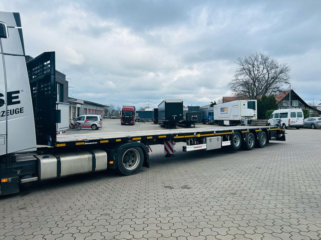 Kässbohrer SPS Mega Schwerlast Plattform Lenkachse - Бордово полуремарке/ Платформа: снимка 3 Kässbohrer SPS Mega Schwerlast Plattform Lenkachse - Бордово полуремарке/ Платформа: снимка 3
