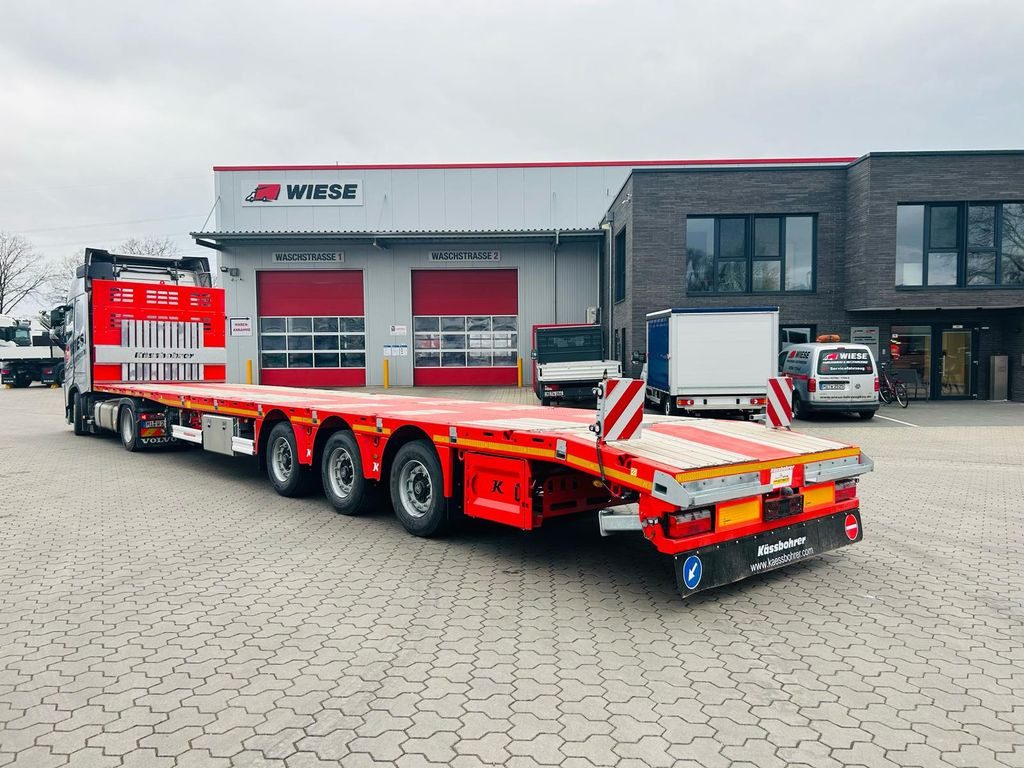 Kässbohrer SPS Mega Schwerlast Plattform Lenkachse - Бордово полуремарке/ Платформа: снимка 1 Kässbohrer SPS Mega Schwerlast Plattform Lenkachse - Бордово полуремарке/ Платформа: снимка 1