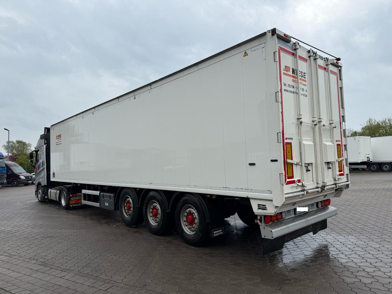 Knapen K100 Schubboden 80m³ Powersheet Lenkachse Agrar - С плъзгащ под полуремарке: снимка 4 Knapen K100 Schubboden 80m³ Powersheet Lenkachse Agrar - С плъзгащ под полуремарке: снимка 4
