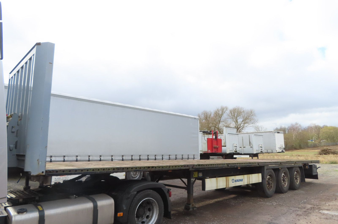 Krone Plateau - Бордово полуремарке/ Платформа: снимка 1 Krone Plateau - Бордово полуремарке/ Платформа: снимка 1