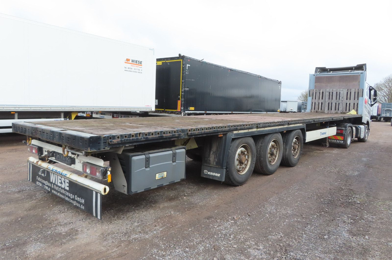 Krone Plateau - Бордово полуремарке/ Платформа: снимка 4 Krone Plateau - Бордово полуремарке/ Платформа: снимка 4