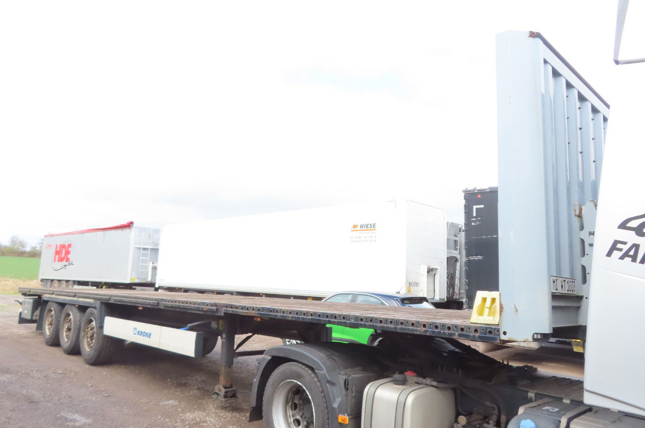 Krone Plateau - Бордово полуремарке/ Платформа: снимка 3 Krone Plateau - Бордово полуремарке/ Платформа: снимка 3