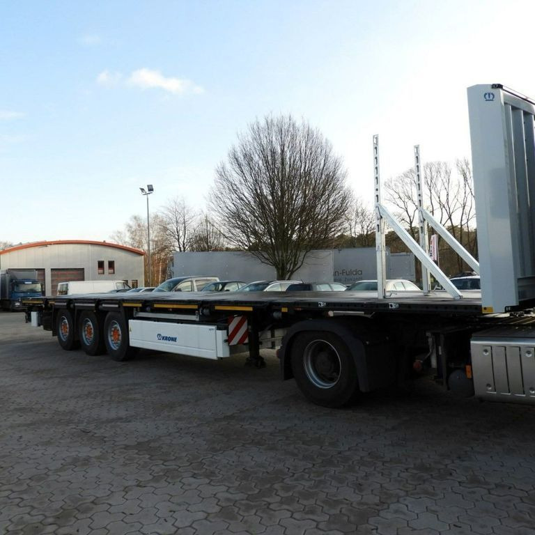 Krone Profi Liner SDP 27 Baustahltransporte -SOFORT- - Бордово полуремарке/ Платформа: снимка 1 Krone Profi Liner SDP 27 Baustahltransporte -SOFORT- - Бордово полуремарке/ Платформа: снимка 1