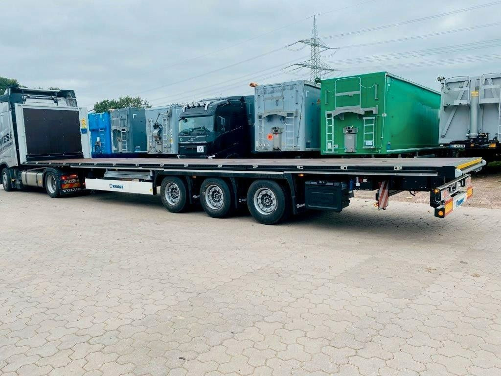 Krone Profi Liner (SDP 27) MEGA - Бордово полуремарке/ Платформа: снимка 4 Krone Profi Liner (SDP 27) MEGA - Бордово полуремарке/ Платформа: снимка 4