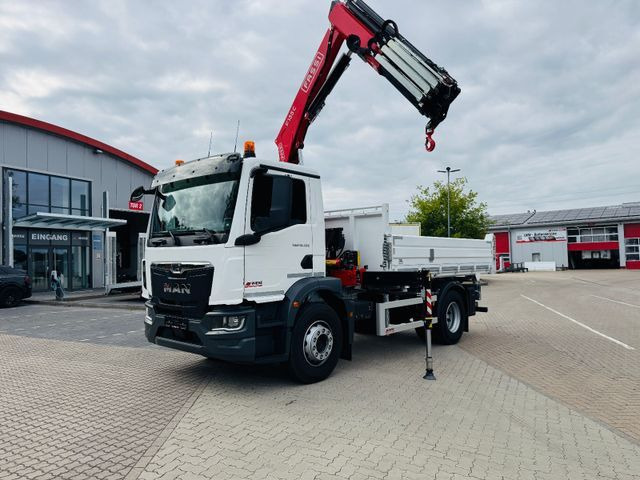 MAN 18.320 4x4 mit Fassi Ladekran Sofort Verfügbar - Самосвал камион, Камион с кран: снимка 4 MAN 18.320 4x4 mit Fassi Ladekran Sofort Verfügbar - Самосвал камион, Камион с кран: снимка 4