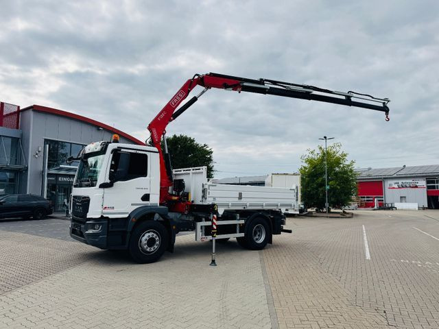 MAN 18.320 4x4 mit Fassi Ladekran Sofort Verfügbar - Самосвал камион, Камион с кран: снимка 4 MAN 18.320 4x4 mit Fassi Ladekran Sofort Verfügbar - Самосвал камион, Камион с кран: снимка 4