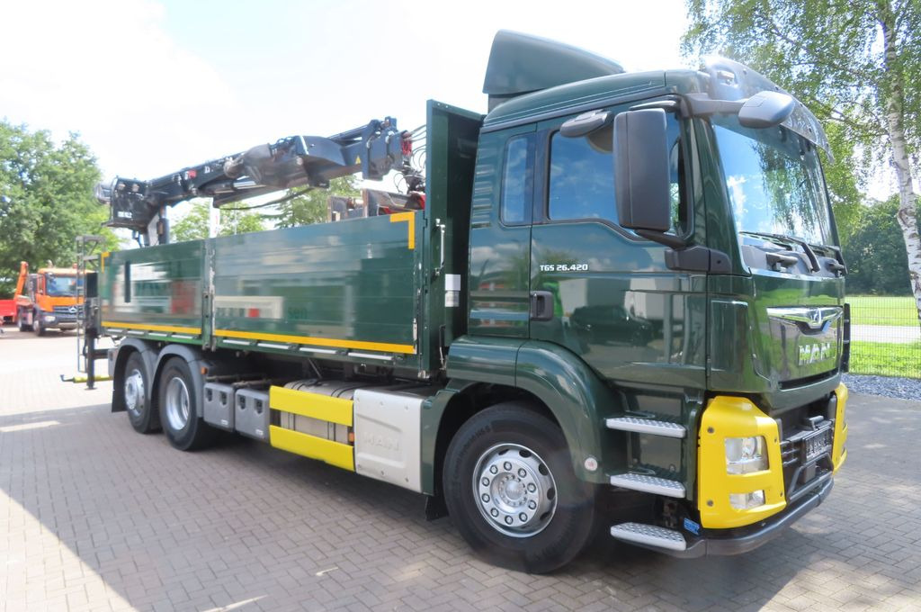MAN TGX 26.500 6x2 - Baustoff - HIAB Kran - Бордови камион, Камион с кран: снимка 2 MAN TGX 26.500 6x2 - Baustoff - HIAB Kran - Бордови камион, Камион с кран: снимка 2