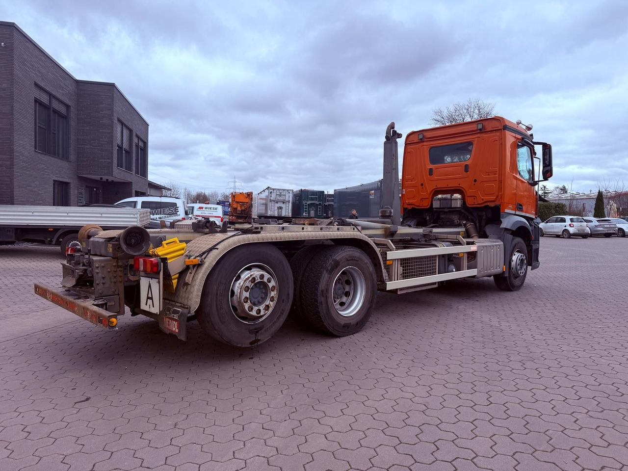 Mercedes-Benz Antos 2545 Abrollkipper Meiler2070 Kupplung Neu - Мултилифт с кука камион: снимка 4 Mercedes-Benz Antos 2545 Abrollkipper Meiler2070 Kupplung Neu - Мултилифт с кука камион: снимка 4