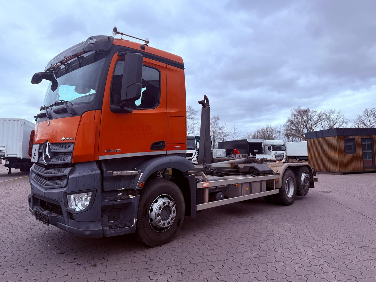 Mercedes-Benz Antos 2545 Abrollkipper Meiler2070 Kupplung Neu - Мултилифт с кука камион: снимка 2 Mercedes-Benz Antos 2545 Abrollkipper Meiler2070 Kupplung Neu - Мултилифт с кука камион: снимка 2