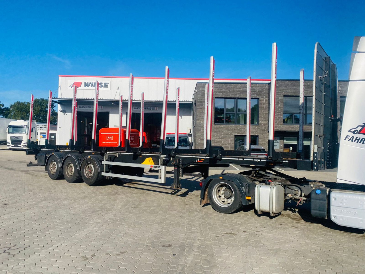 PAVIC Holzauflieger mit Schemel und Rungen - Полуремарке за дърва: снимка 1 PAVIC Holzauflieger mit Schemel und Rungen - Полуремарке за дърва: снимка 1