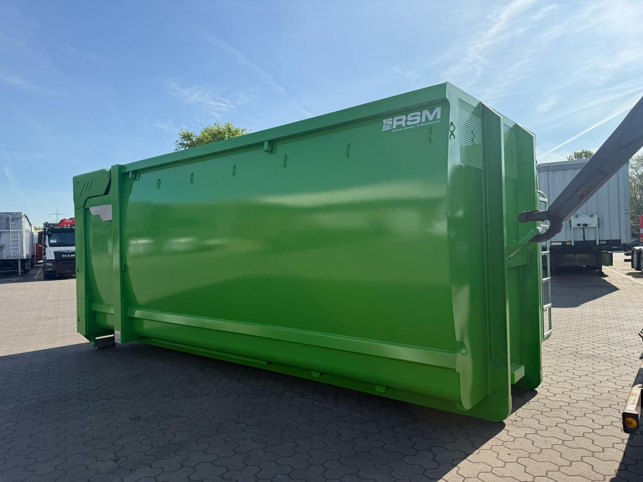 RSM Abrollcontainer 38m³ mit hydr. Heckklappe - Контейнеровоз/ Сменна каросерия полуремарке: снимка 4 RSM Abrollcontainer 38m³ mit hydr. Heckklappe - Контейнеровоз/ Сменна каросерия полуремарке: снимка 4