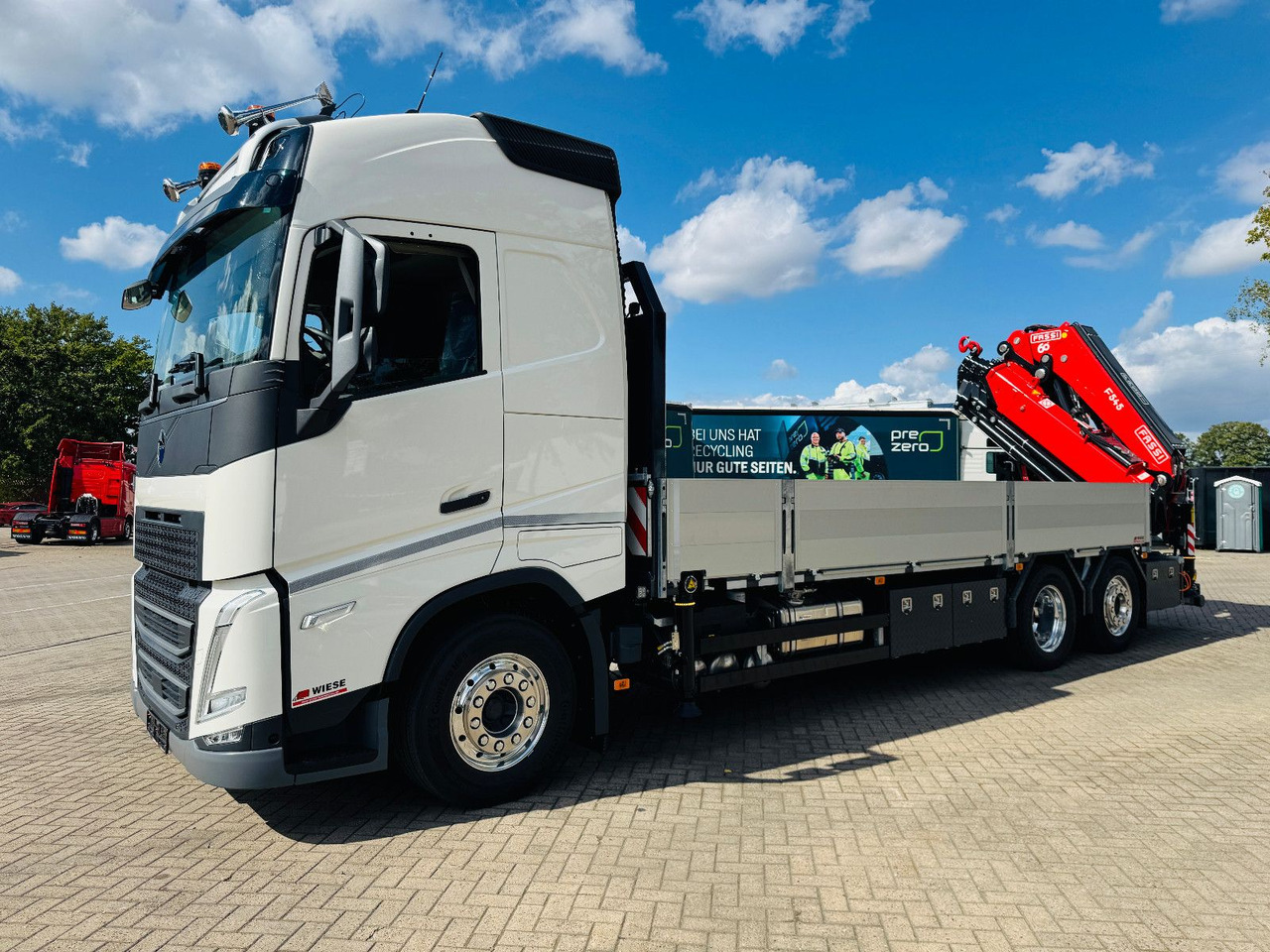 Volvo FH 540 6x2 Container Fassi F545 Heck - Бордови камион, Камион с кран: снимка 3 Volvo FH 540 6x2 Container Fassi F545 Heck - Бордови камион, Камион с кран: снимка 3