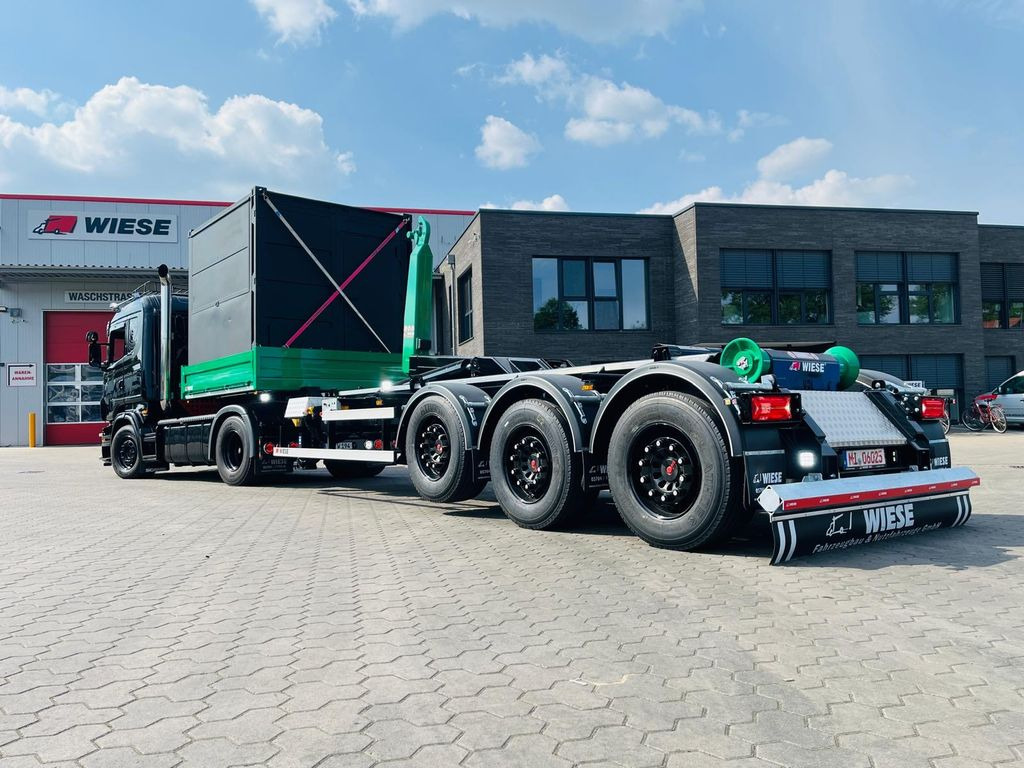 Wiese Hakenliftauflieger Abrollkipper Hooklift - Контейнеровоз/ Сменна каросерия полуремарке: снимка 4 Wiese Hakenliftauflieger Abrollkipper Hooklift - Контейнеровоз/ Сменна каросерия полуремарке: снимка 4
