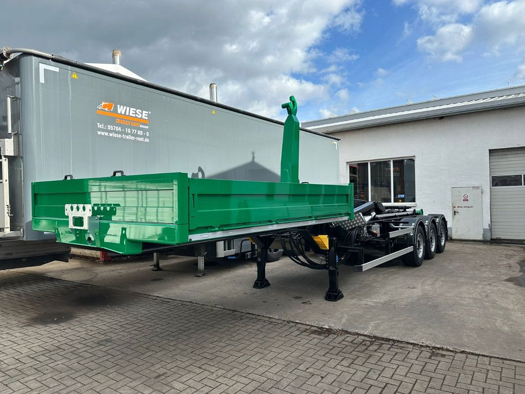 Wiese Hakenliftauflieger Abrollkipper Hooklift - Контейнеровоз/ Сменна каросерия полуремарке: снимка 2 Wiese Hakenliftauflieger Abrollkipper Hooklift - Контейнеровоз/ Сменна каросерия полуремарке: снимка 2