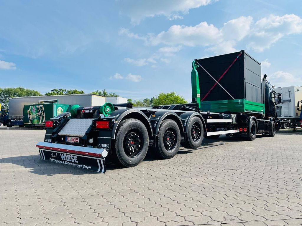 Wiese Hakenliftauflieger Abrollkipper Hooklift - Контейнеровоз/ Сменна каросерия полуремарке: снимка 3 Wiese Hakenliftauflieger Abrollkipper Hooklift - Контейнеровоз/ Сменна каросерия полуремарке: снимка 3