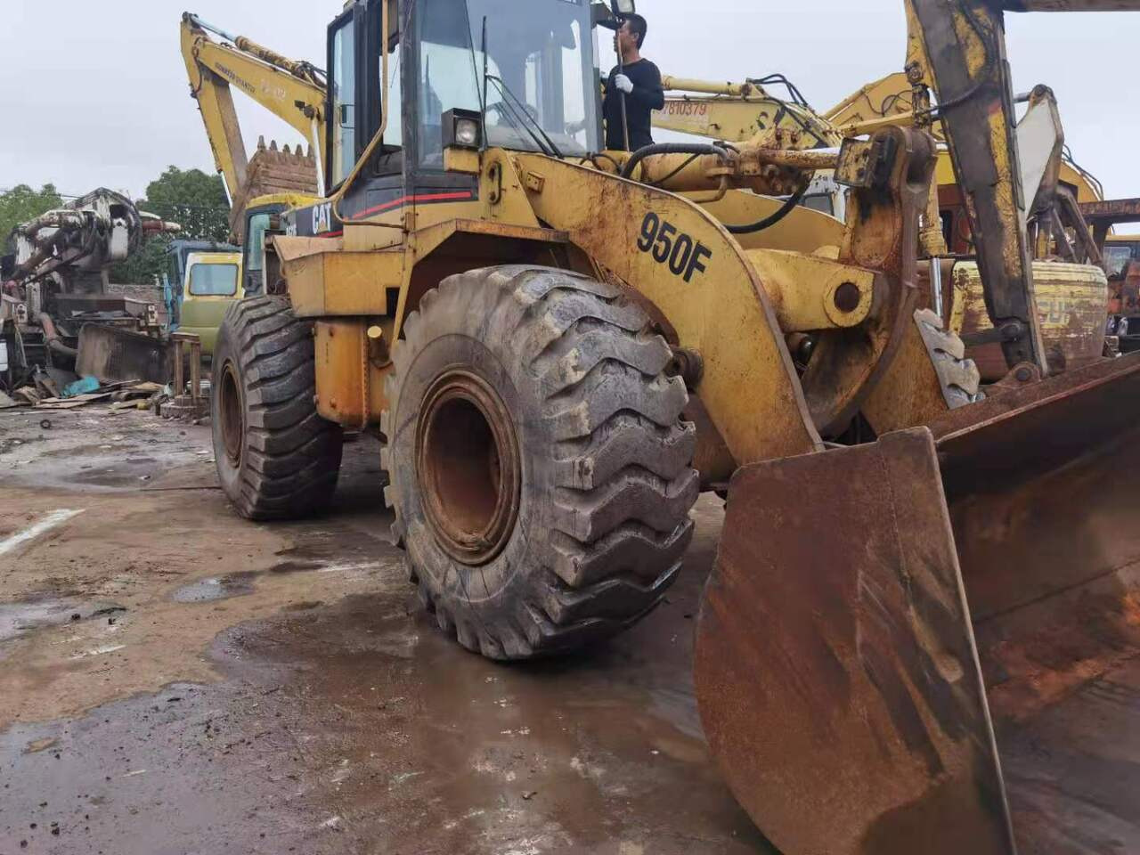 CATERPILLAR 950F - Колесен товарач: снимка 1 CATERPILLAR 950F - Колесен товарач: снимка 1