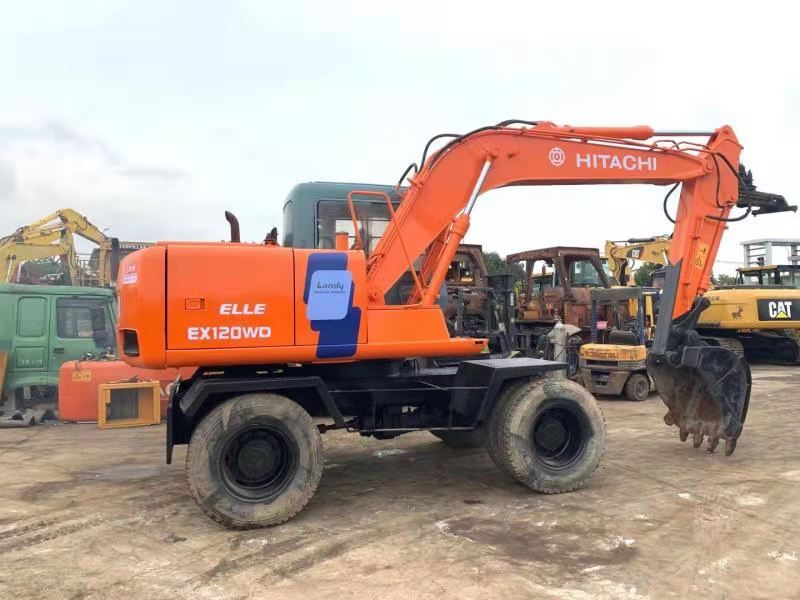 HITACHI EX120WD - Колесен багер: снимка 5 HITACHI EX120WD - Колесен багер: снимка 5