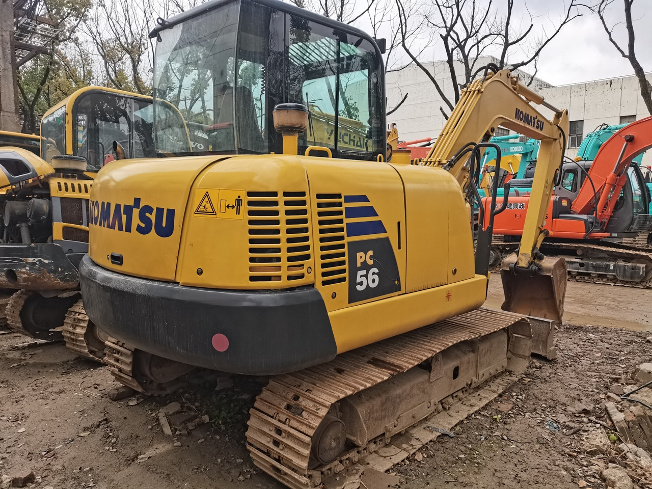 KOMATSU PC56-7-Mini excavator - Мини багер: снимка 4 KOMATSU PC56-7-Mini excavator - Мини багер: снимка 4