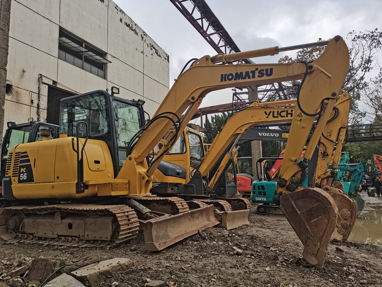 KOMATSU PC56-7-Mini excavator - Мини багер: снимка 2 KOMATSU PC56-7-Mini excavator - Мини багер: снимка 2