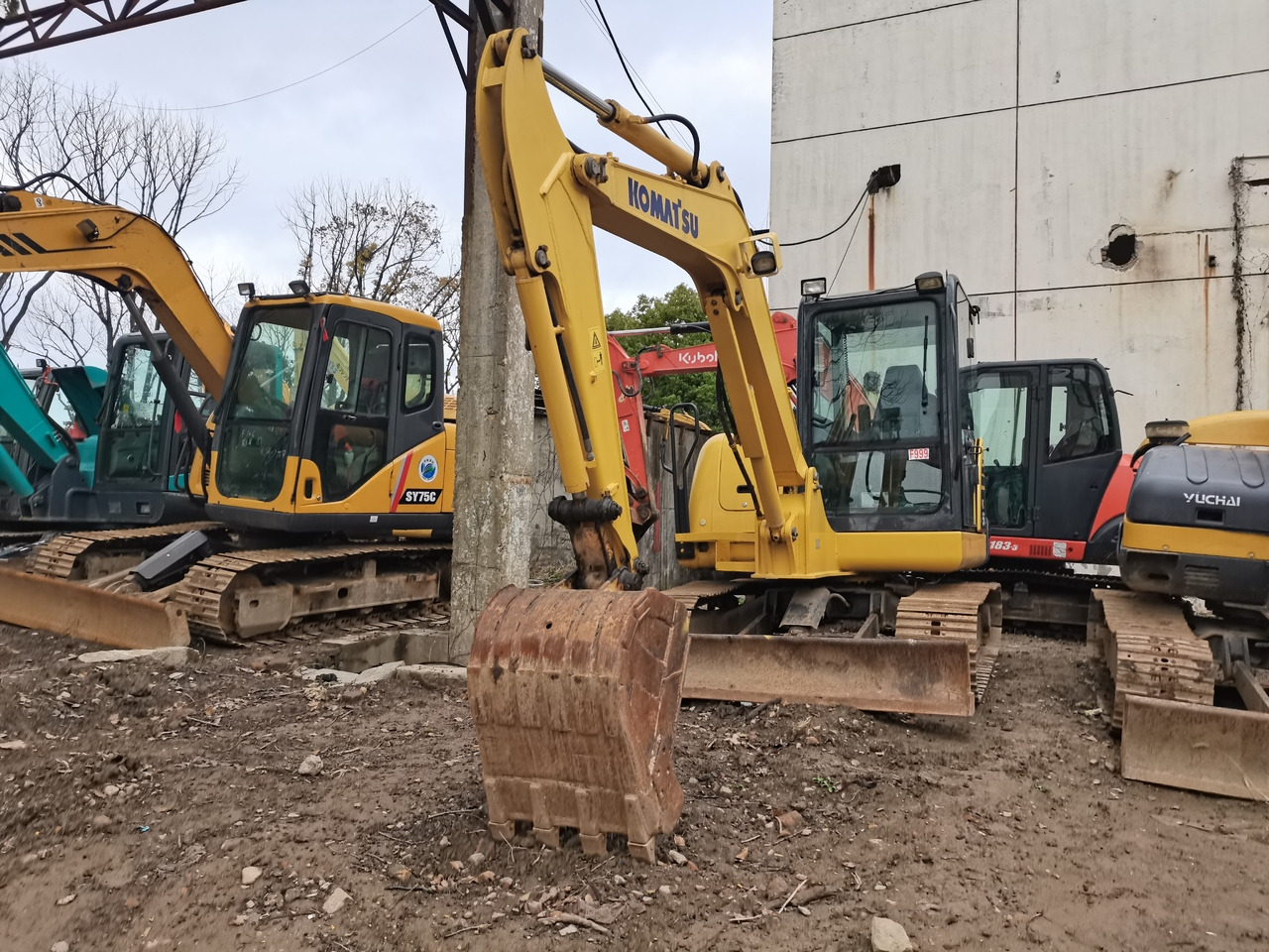 KOMATSU PC56-7-Mini excavator - Мини багер: снимка 1 KOMATSU PC56-7-Mini excavator - Мини багер: снимка 1