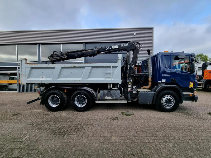 Scania P380 6X4/ Drieseitenkipper/ Hiabkrane 166 XS/ Greifer - Самосвал камион, Камион с кран: снимка 4 Scania P380 6X4/ Drieseitenkipper/ Hiabkrane 166 XS/ Greifer - Самосвал камион, Камион с кран: снимка 4