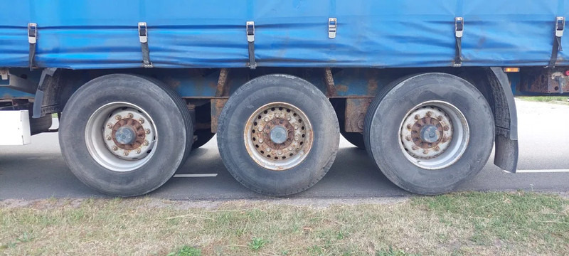 Krone 3 AXLE DRUM BRAKE CURTAIN TRAILER SDP 27 - Брезентово полуремарке: снимка 2 Krone 3 AXLE DRUM BRAKE CURTAIN TRAILER SDP 27 - Брезентово полуремарке: снимка 2