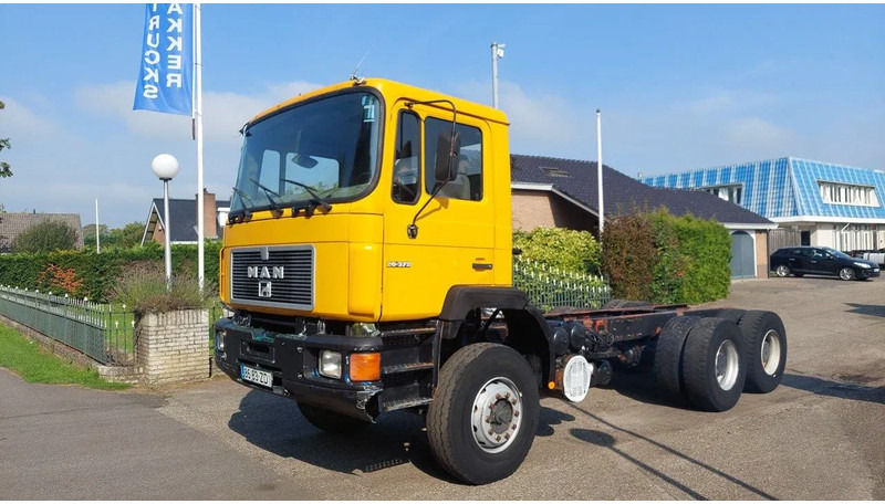 MAN 26.372 MANUAL ZF GEARBOX STEEL SUSPENSION 6X4 - Шаси кабина: снимка 1 MAN 26.372 MANUAL ZF GEARBOX STEEL SUSPENSION 6X4 - Шаси кабина: снимка 1