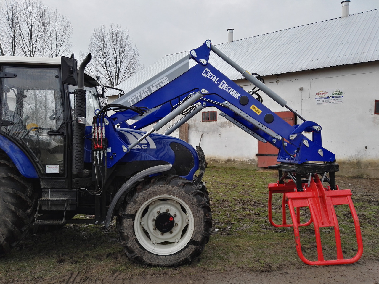 Metal-Technik Frontlader LANDINI / Ładowacz czołowy do LANDINI - Челен товарач за трактор за Трактор: снимка 5 Metal-Technik Frontlader LANDINI / Ładowacz czołowy do LANDINI - Челен товарач за трактор за Трактор: снимка 5