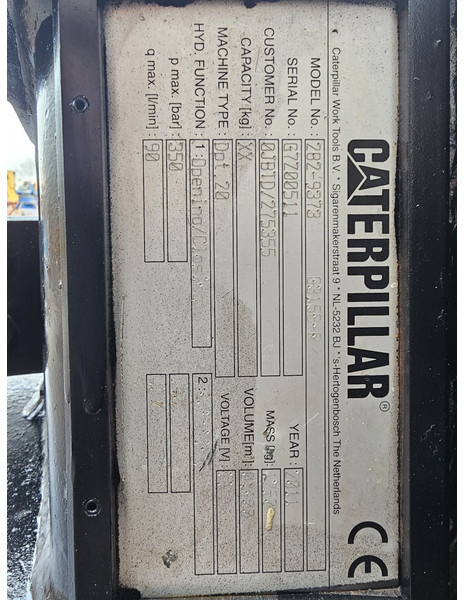 Грайфер sorteergrijper caterpillar g315b sorting grapple: снимка 6 Грайфер sorteergrijper caterpillar g315b sorting grapple: снимка 6