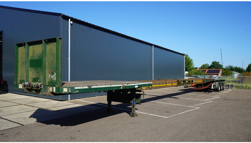 Broshuis 3 AXLE FLATBED 2X 750CM EXTENDABLE TRAILER - Бордово полуремарке/ Платформа: снимка 3 Broshuis 3 AXLE FLATBED 2X 750CM EXTENDABLE TRAILER - Бордово полуремарке/ Платформа: снимка 3