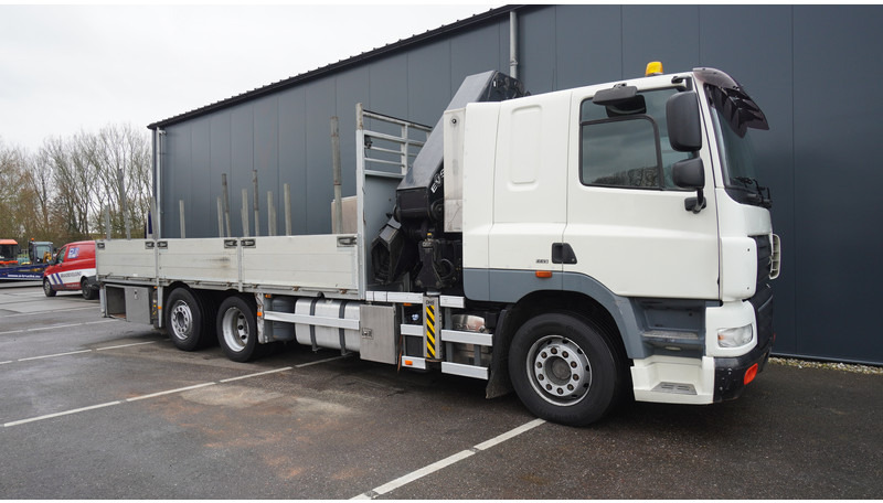 Камион с кран DAF CF 85.360 6x2 OPEN BOX WITH HMF 5300 CRANE: снимка 9