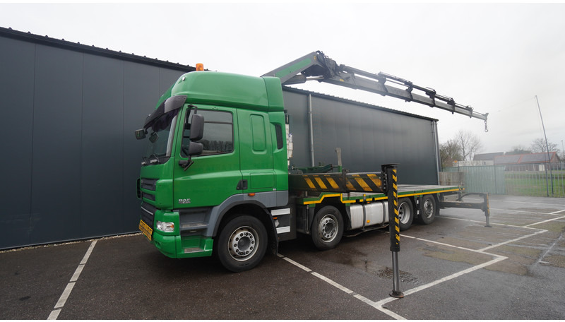 DAF CF 85.410 8X2 OPEN BOX WITH PALFINGER 42502 CRANE - Камион с кран: снимка 2 DAF CF 85.410 8X2 OPEN BOX WITH PALFINGER 42502 CRANE - Камион с кран: снимка 2