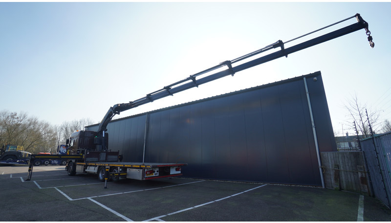 DAF XF 460 6X2 FLATBED TRUCK WITH PALFINGER PK 50002 CRANE - Камион с кран: снимка 3 DAF XF 460 6X2 FLATBED TRUCK WITH PALFINGER PK 50002 CRANE - Камион с кран: снимка 3