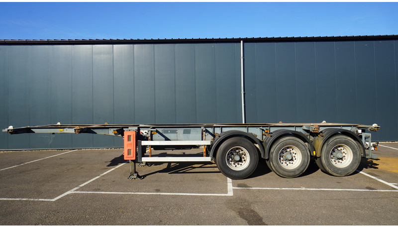 Groenewegen 3 AXLE CONTAINER TRANSPORT TRAILER - Контейнеровоз/ Сменна каросерия полуремарке: снимка 1 Groenewegen 3 AXLE CONTAINER TRANSPORT TRAILER - Контейнеровоз/ Сменна каросерия полуремарке: снимка 1