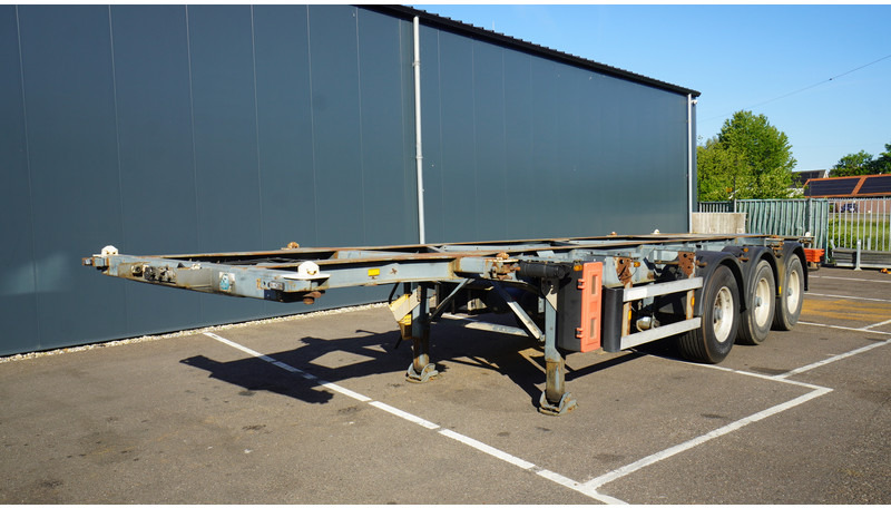 Groenewegen 3 AXLE CONTAINER TRANSPORT TRAILER - Контейнеровоз/ Сменна каросерия полуремарке: снимка 2 Groenewegen 3 AXLE CONTAINER TRANSPORT TRAILER - Контейнеровоз/ Сменна каросерия полуремарке: снимка 2