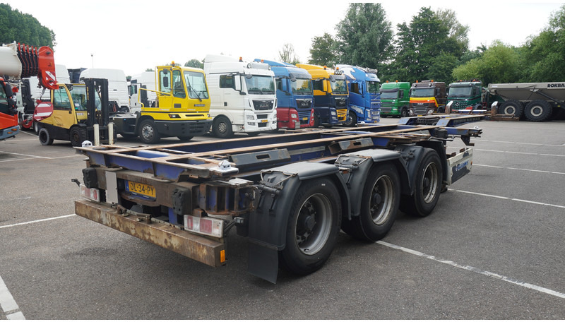 Krone 3 AXLE CONTAINER TRANSPORT TRAILER - Контейнеровоз/ Сменна каросерия полуремарке: снимка 5 Krone 3 AXLE CONTAINER TRANSPORT TRAILER - Контейнеровоз/ Сменна каросерия полуремарке: снимка 5
