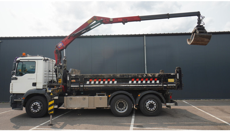 MAN TGM 26.290 TIPPER WITH HMF 1643 Z2 CRANE - Камион с кран: снимка 1 MAN TGM 26.290 TIPPER WITH HMF 1643 Z2 CRANE - Камион с кран: снимка 1