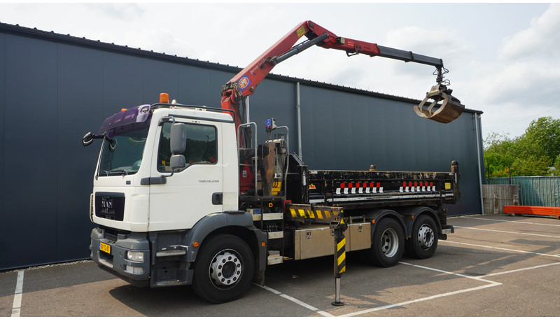 MAN TGM 26.290 TIPPER WITH HMF 1643 Z2 CRANE - Камион с кран: снимка 2 MAN TGM 26.290 TIPPER WITH HMF 1643 Z2 CRANE - Камион с кран: снимка 2