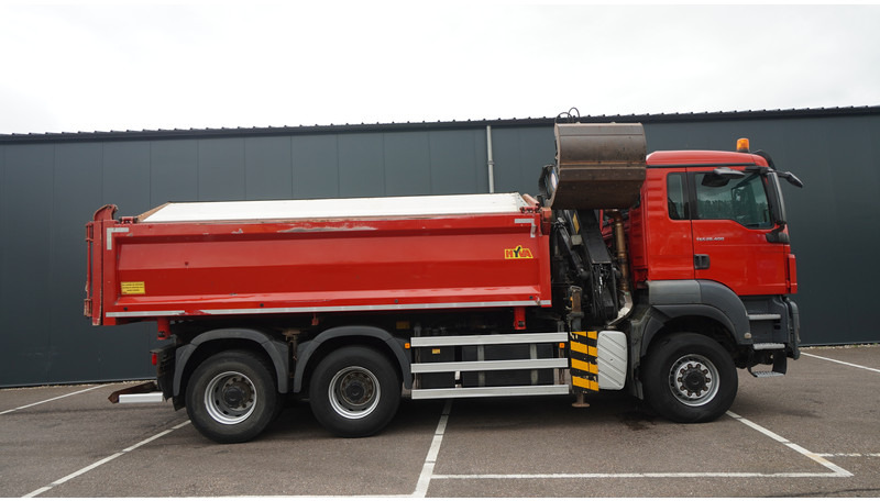MAN TGS 28.400 6X6 2 SIDE TIPPER WITH HMF 1643 CRANE 376.400KM - Камион с кран: снимка 5 MAN TGS 28.400 6X6 2 SIDE TIPPER WITH HMF 1643 CRANE 376.400KM - Камион с кран: снимка 5