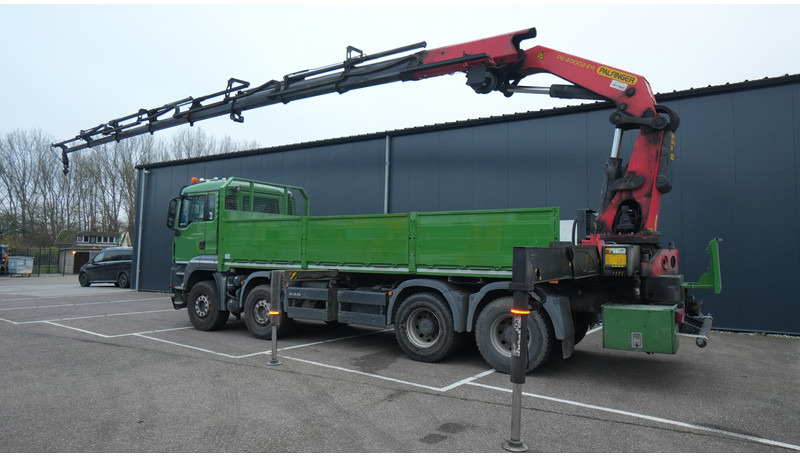 MAN TGS 41.460 8X4 OPEN BOX WITH PALFINGER PK 40002 EH CRANE 384.000KM - Камион с кран: снимка 3 MAN TGS 41.460 8X4 OPEN BOX WITH PALFINGER PK 40002 EH CRANE 384.000KM - Камион с кран: снимка 3
