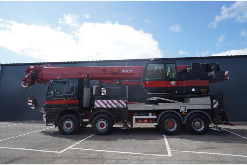 Mercedes-Benz ACTROS 4141 / FAUN HK60 MOBILE CRANE WITH JIB - Камион с кран: снимка 1 Mercedes-Benz ACTROS 4141 / FAUN HK60 MOBILE CRANE WITH JIB - Камион с кран: снимка 1
