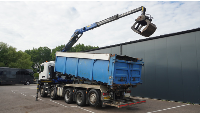 Scania G 490 10X4 CABLE SYSTEM TRUCK WITH PALFINGER Q180Z95TR CRANE - Камион с кран: снимка 3 Scania G 490 10X4 CABLE SYSTEM TRUCK WITH PALFINGER Q180Z95TR CRANE - Камион с кран: снимка 3