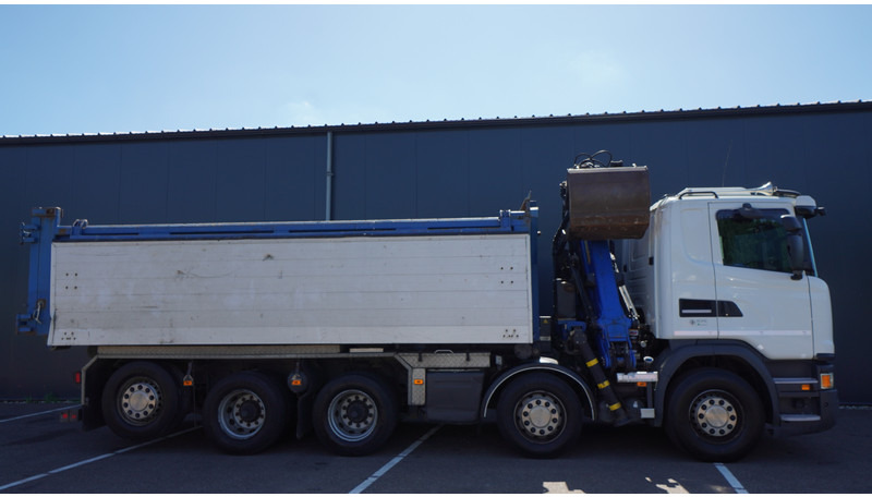 Scania G 490 10X4 CABLE SYSTEM TRUCK WITH PALFINGER Q180Z95TR CRANE - Камион с кран: снимка 4 Scania G 490 10X4 CABLE SYSTEM TRUCK WITH PALFINGER Q180Z95TR CRANE - Камион с кран: снимка 4