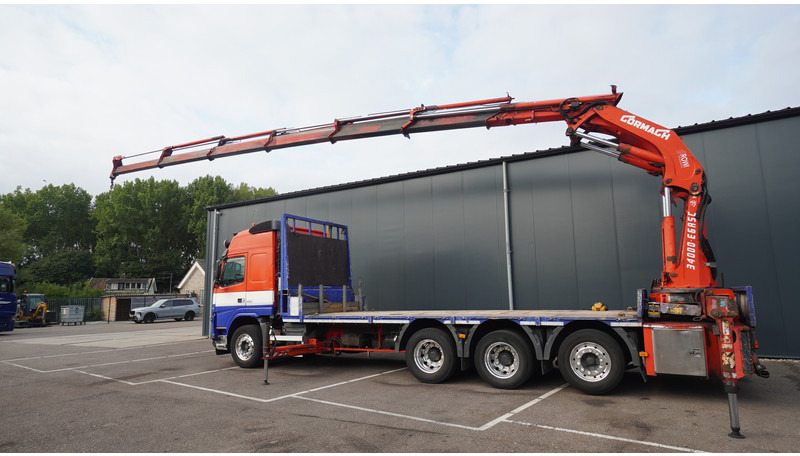 Volvo FM 450 8X4 FLATBED WITH GORMACH 3400E6 CRANE - Камион с кран: снимка 3 Volvo FM 450 8X4 FLATBED WITH GORMACH 3400E6 CRANE - Камион с кран: снимка 3